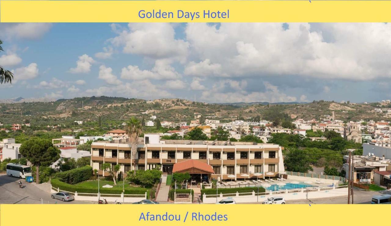 Golden Days Hotel Afantou Exterior photo
